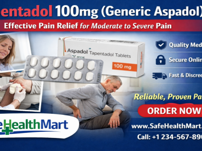 Tapentadol 100mg - Secure Medications Delivery - Safe Health Mart