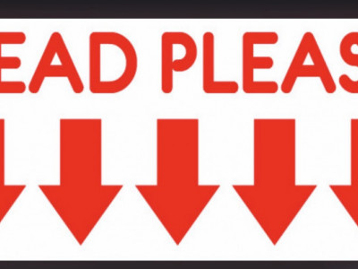 Please take a minute to read