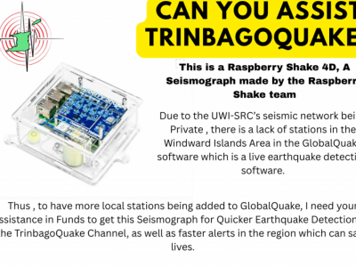 Can you Assist Live Earthquake Detection in Trinidad and Tobago with the TrinbagoQuake Channel?
