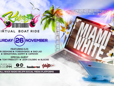 Miami White with Kolorz - The Virtual Boat Ride