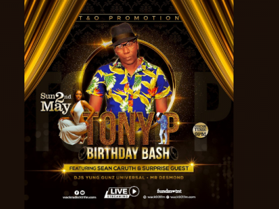 Tony P Birthday Bash ft Sean Caruth & Surprise Guest