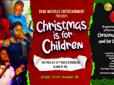 CHRISTMAS IS FOR CHILDREN   (DEMI MELVILLE ENT)