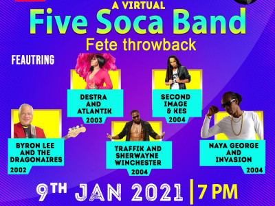 Iwer Stage (Five Soca Band fete throwback)