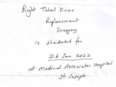 Knee Replacement Surgery Urgently Needed
