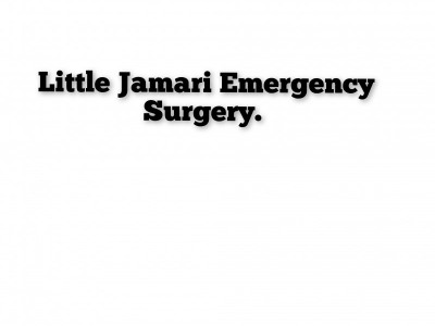 Little Jamari Emergency Surgery