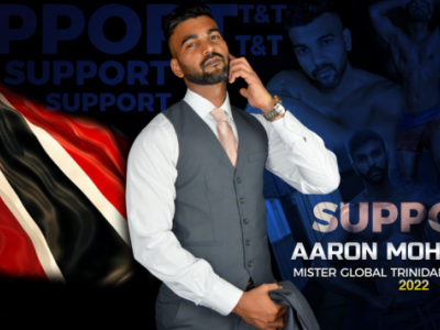 Support Mister Global Trinidad and Tobago 2022 - Aaron Mohammed