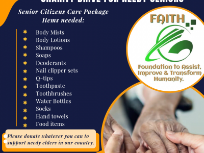 FOUNDATION TO ASSIST IMPROVE & TRANSFORM HUMANITY (FAITH)